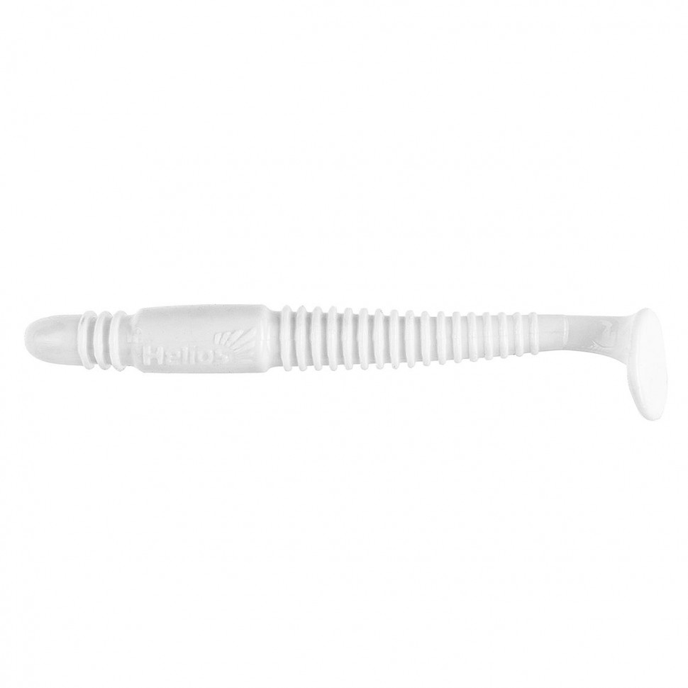 Виброхвост Helios Minoga 3,75"/9.5 см, цвет White 5 шт HS-17-001 , 